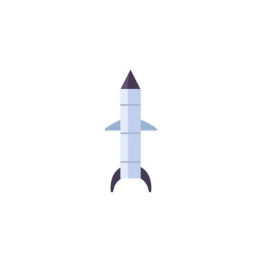 Isolated rocket fill style icon vector design