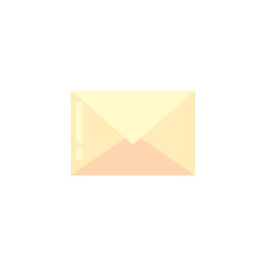 Isolated envelope message fill style icon vector design