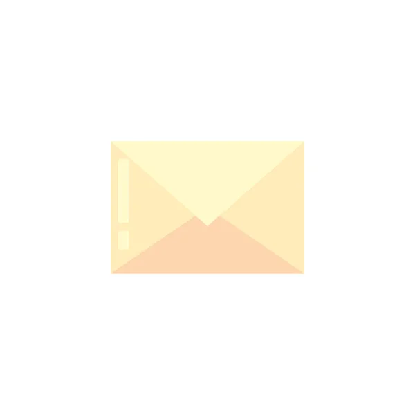 Isolated envelope message fill style icon vector design — 图库矢量图片