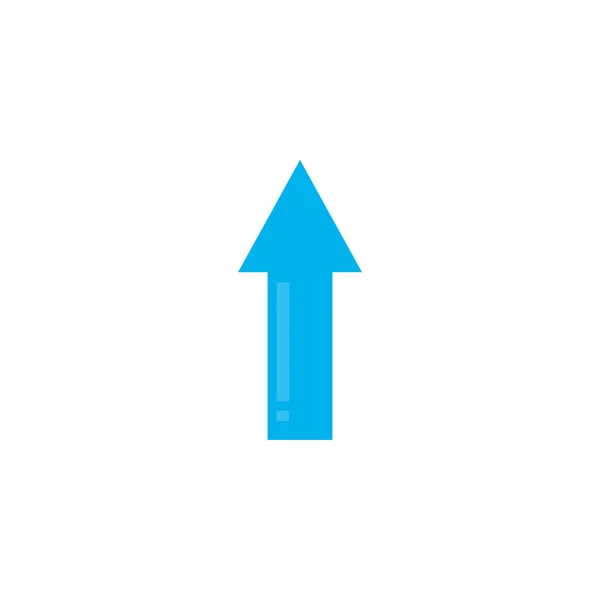 Isolated arrow fill style icon vector design — Stock vektor