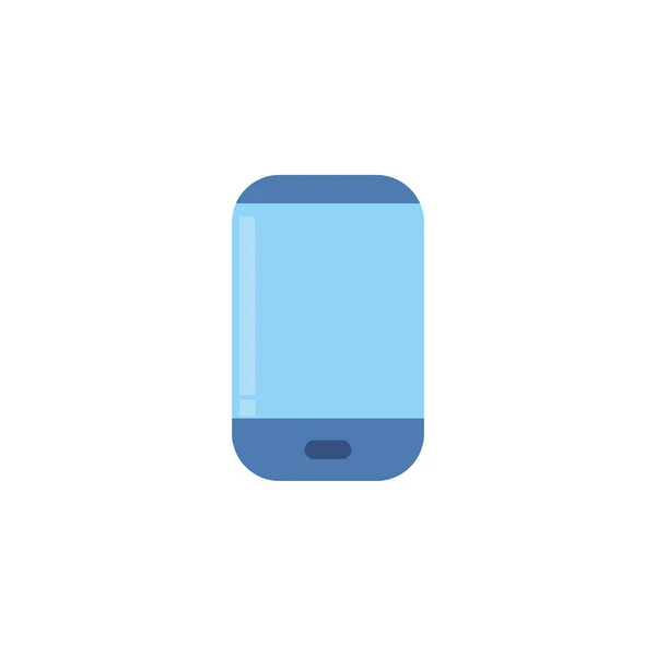 Isolated digital smartphone fill style icon vector design — Wektor stockowy