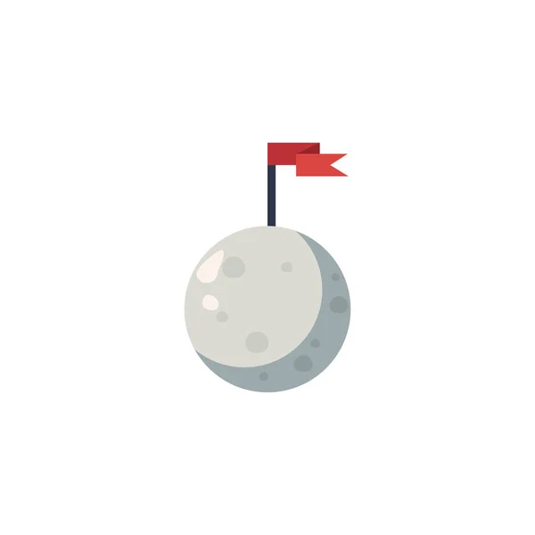 Isolated rocket fill style icon vector design — Stok Vektör