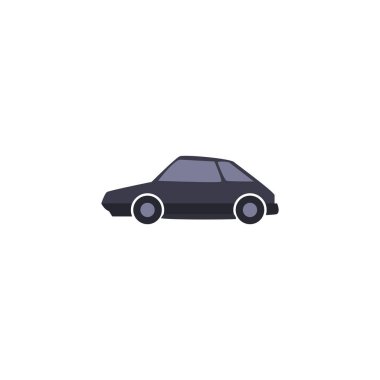 Isolated car vehicle fill style icon vector design