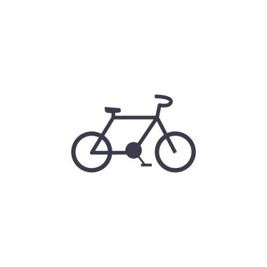 Isolated bike fill style icon vector design