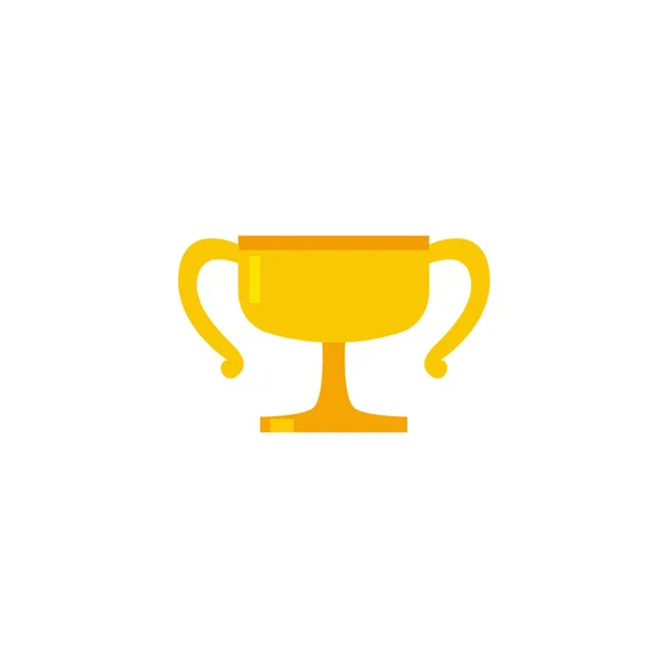 Isolated trophy fill style icon vector design — Διανυσματικό Αρχείο