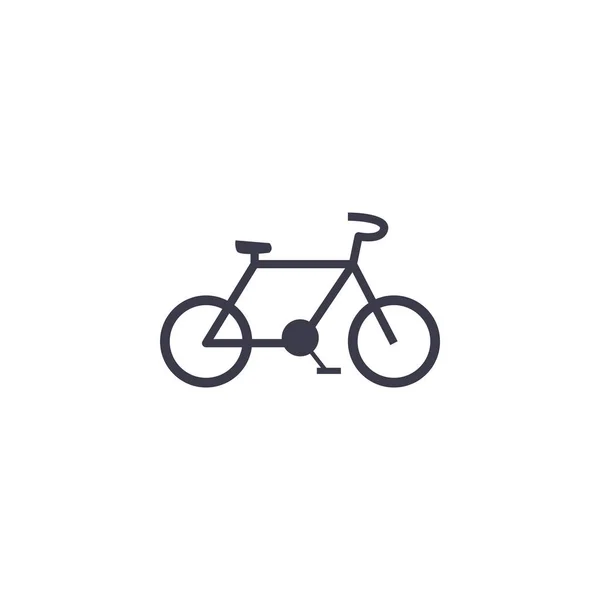 Isolated bike fill style icon vector design — ストックベクタ