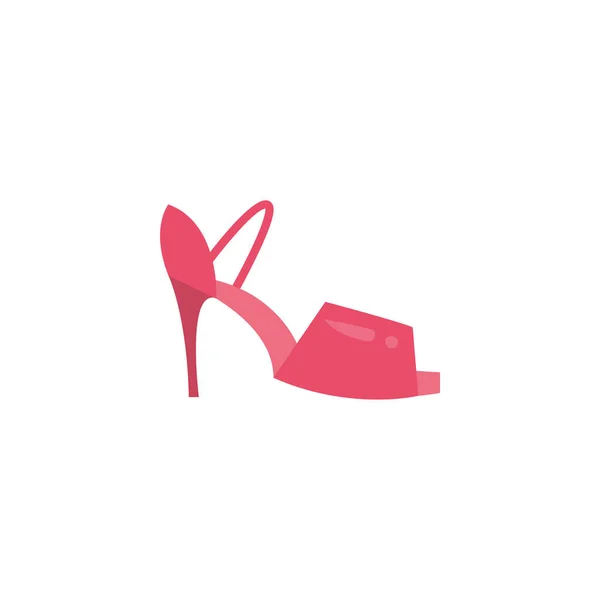 Isolated heel fill style icon vector design — Stockvector