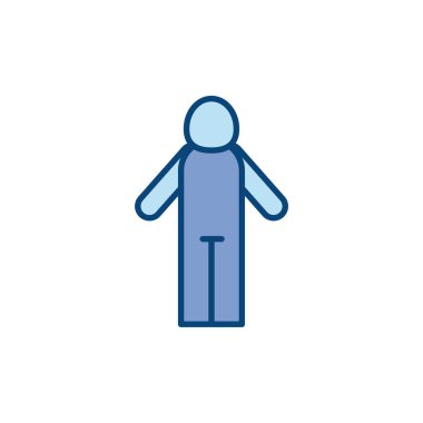 Isolated avatar line and fill style icon vector design