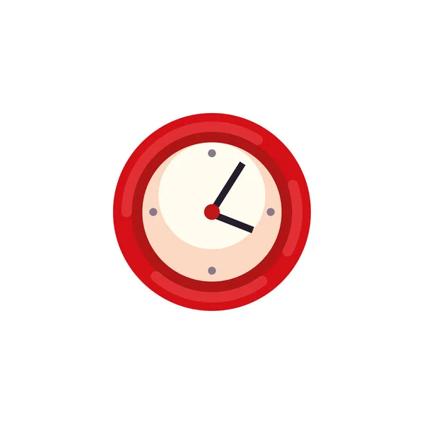 Isolated clock fill style icon vector design — Stockvektor