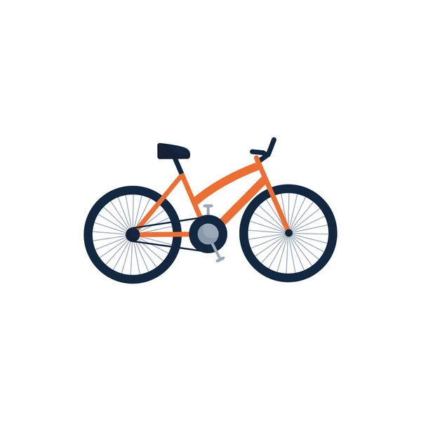 Isolated bike flat style icon vector design — Stock Vector