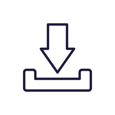 Ayrı indirilmiş ok satırı biçim vektör tasarımı