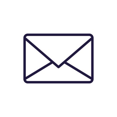 Isolated envelope message line style icon vector design