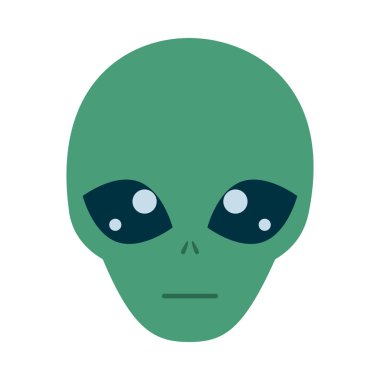 İzole edilmiş roket düz stil vektör tasarımı