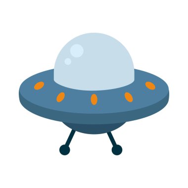 İzole edilmiş roket düz stil vektör tasarımı