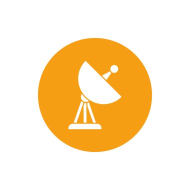 Isolated antenna block style icon vector design