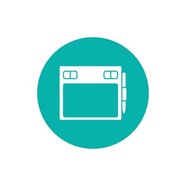 Isolated stove appliance block style icon vector design