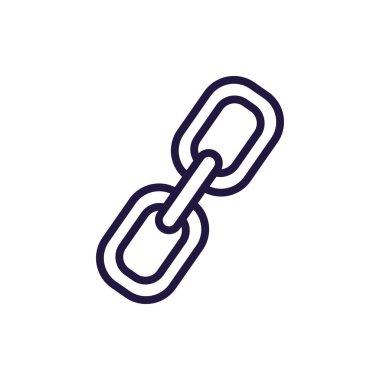Isolated chain line style icon vector design