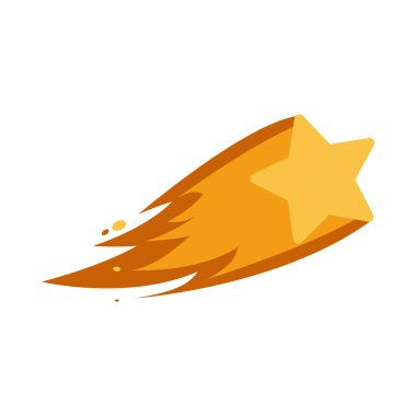 İzole edilmiş roket düz stil vektör tasarımı