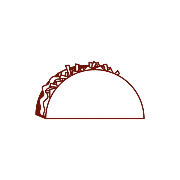 孤立的玉米面线条风格图标矢量设计 — 图库矢量图片