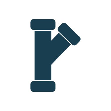 Isolated oil pipe silhouette style icon vector design