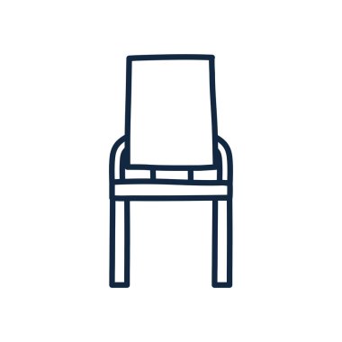 Isolated chair doodle line style icon vector design