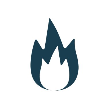 Isolated flame silhouette style icon vector design