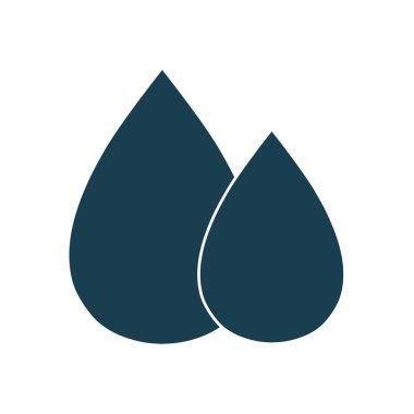 Isolated oil drops silhouette style icon vector design