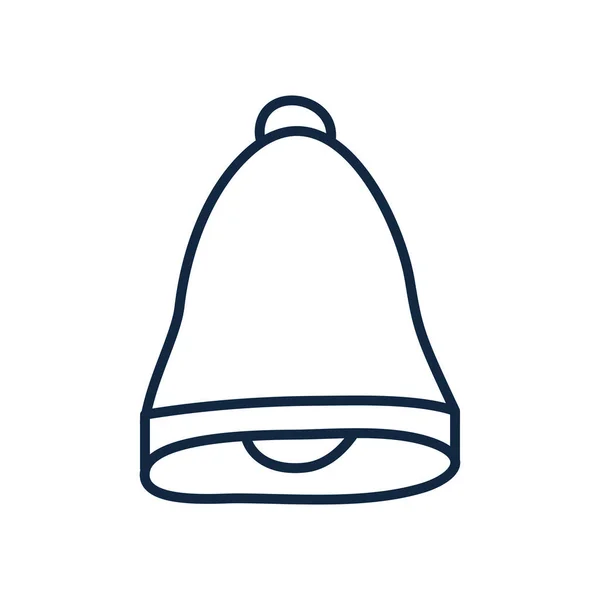 Isolated bell doodle line style icon vector design — Stock vektor