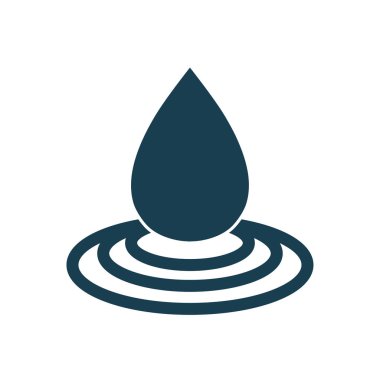 Isolated oil drop silhouette style icon vector design