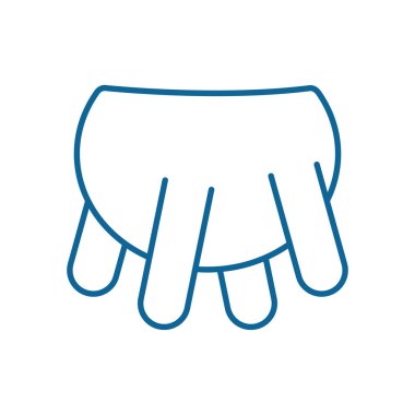 Isolated milk cow udders line style icon vector design