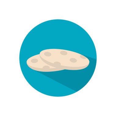 Isolated sweet cookies flat style icon vector design