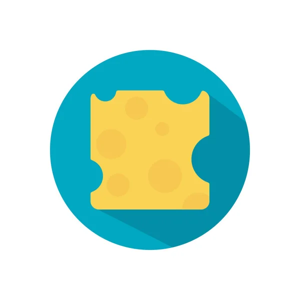 Isolated cheese food flat style icon vector design — ストックベクタ