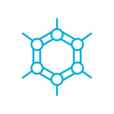 İzole noktalar devre çizgisi biçim vektör tasarımı