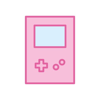 İzole edilmiş video oyunu tetris neon hattı ve biçim ikon vektör tasarımı