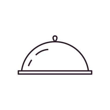 İzole edilmiş plaka çizgisi biçim vektör tasarımı