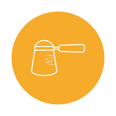 İzole edilmiş tuz karıştırıcı blok biçim vektör tasarımı