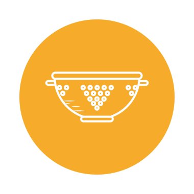 İzole edilmiş süzgeç blok biçim vektör tasarımı