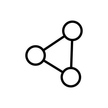 Satır biçimi ikon vektör tasarımını paylaş