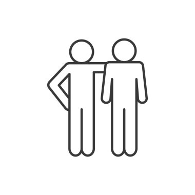 İzole edilmiş avatarlar biçim ikon vektör tasarımı