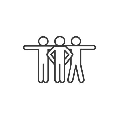 İzole edilmiş avatarlar biçim ikon vektör tasarımı