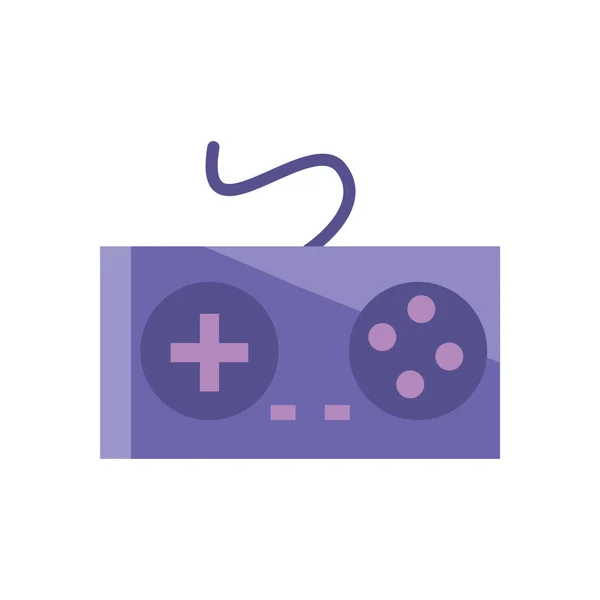 Diseño de vectores de iconos de línea de control de videojuegos aislados — Vector de stock