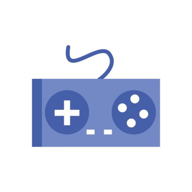 İzole edilmiş video oyunu kontrol çizgisi biçim vektör tasarımı