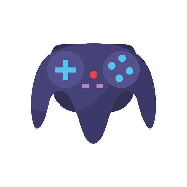 Isolé jeu vidéo ligne de contrôle style icône vectoriel design — Image vectorielle