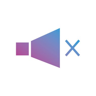 İzole hacim ve x gradyan biçim vektör tasarımı