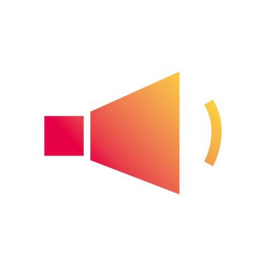 İzole hacim gradyan biçim vektör tasarımı