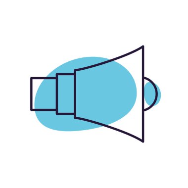 İzole müzik hacmi biçim vektör tasarımı