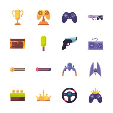 İzole edilmiş video oyunu çizgisi biçim vektör dizaynı