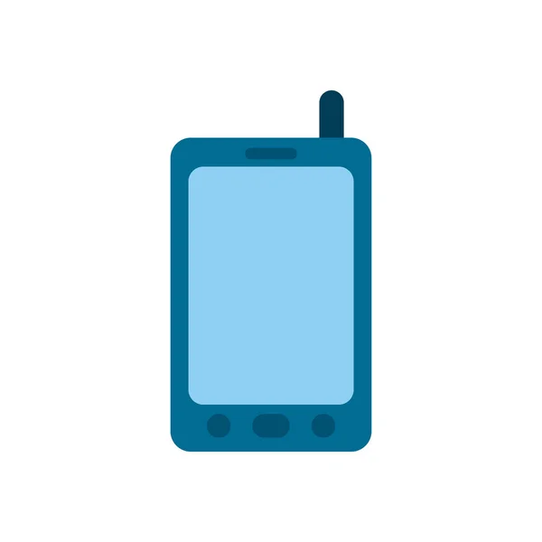 Design de vetor de ícone de estilo plano de smartphone digital isolado — Vetor de Stock