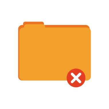 X düğmesi düz biçim vektör tasarımı ile izole edilmiş dosya