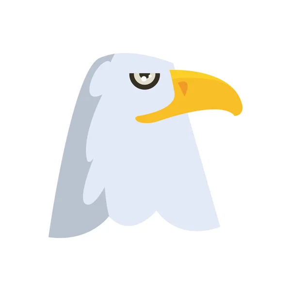 Isolated eagle bird fill style icon vector design — ストックベクタ